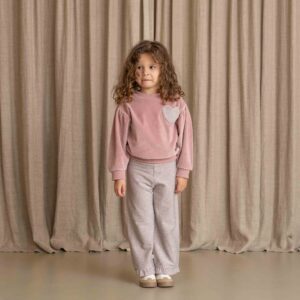 House of Jamie meisjes top mauve rose lurex
