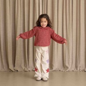 House of Jamie meisjes top ruby sparkle rood