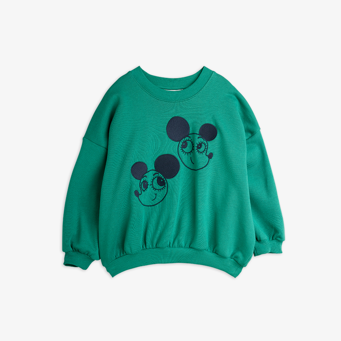 Groen sweatshirt geborduurde Ritzratz patch - Afbeelding 5
