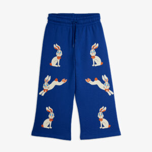 Mini Rodini Rabbit sp sweatpants blauw