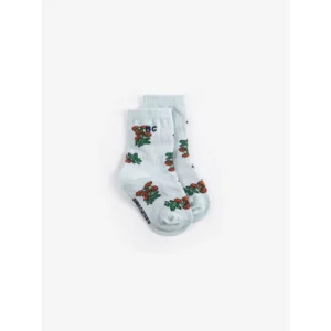 Bobo Choses Juicy Tomatoes all over short socks Light Blue