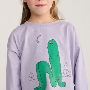 Bobo Choses Long Puff T-Shirt Lavendel