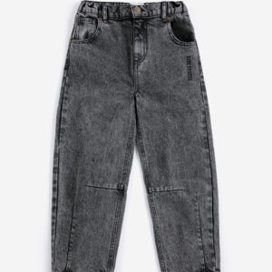 Bobo Choses Beast Tag Denim Broek Zwart