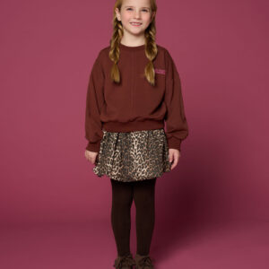 Ballon Skirt Leopard AOP 8
