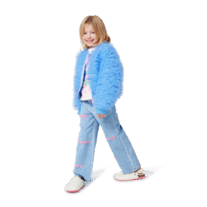 Meisjes jeans wide leg