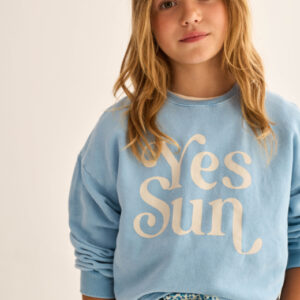 Cozmo Yes Sun sweater blauw meisjes