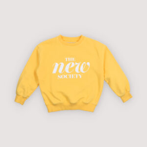 Gele kindersweater The New Society Maca Mimosa Yellow uniseks