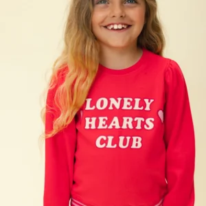 Lonely Hearts Club meisjes trui rood