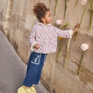 Meisjes Flofi denim pants  met embroidery
