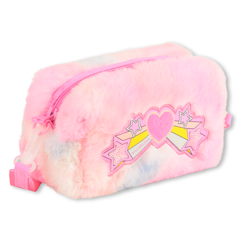 Meisjes crossbody tas in pastelkleuren met hartjes en sterren, merk Billieblush