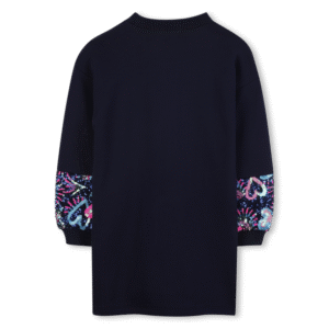 Meisjes jurk van Billieblush met sprankelende pailletten en borstzak