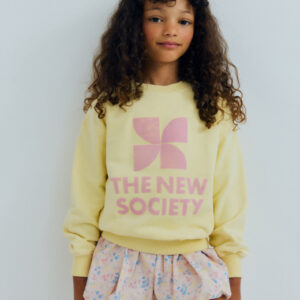 Logo Sweater Soft Lemon - The New Society