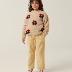 Flowers ecru jumper