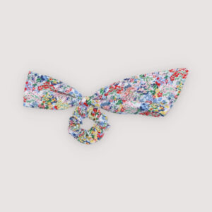 Scrunchie met bloemenprint van The New Society in kleurrijke Verbena print