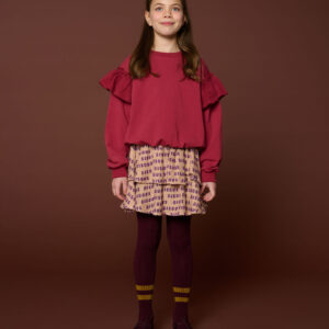 Sweater Ruffles Garnet primary
