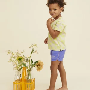 T-shirt Pocket Blocks Print