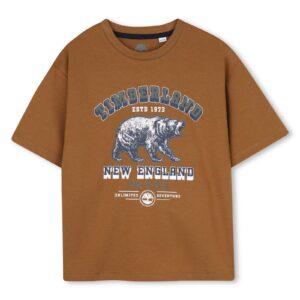Timberland t-shirt bruin