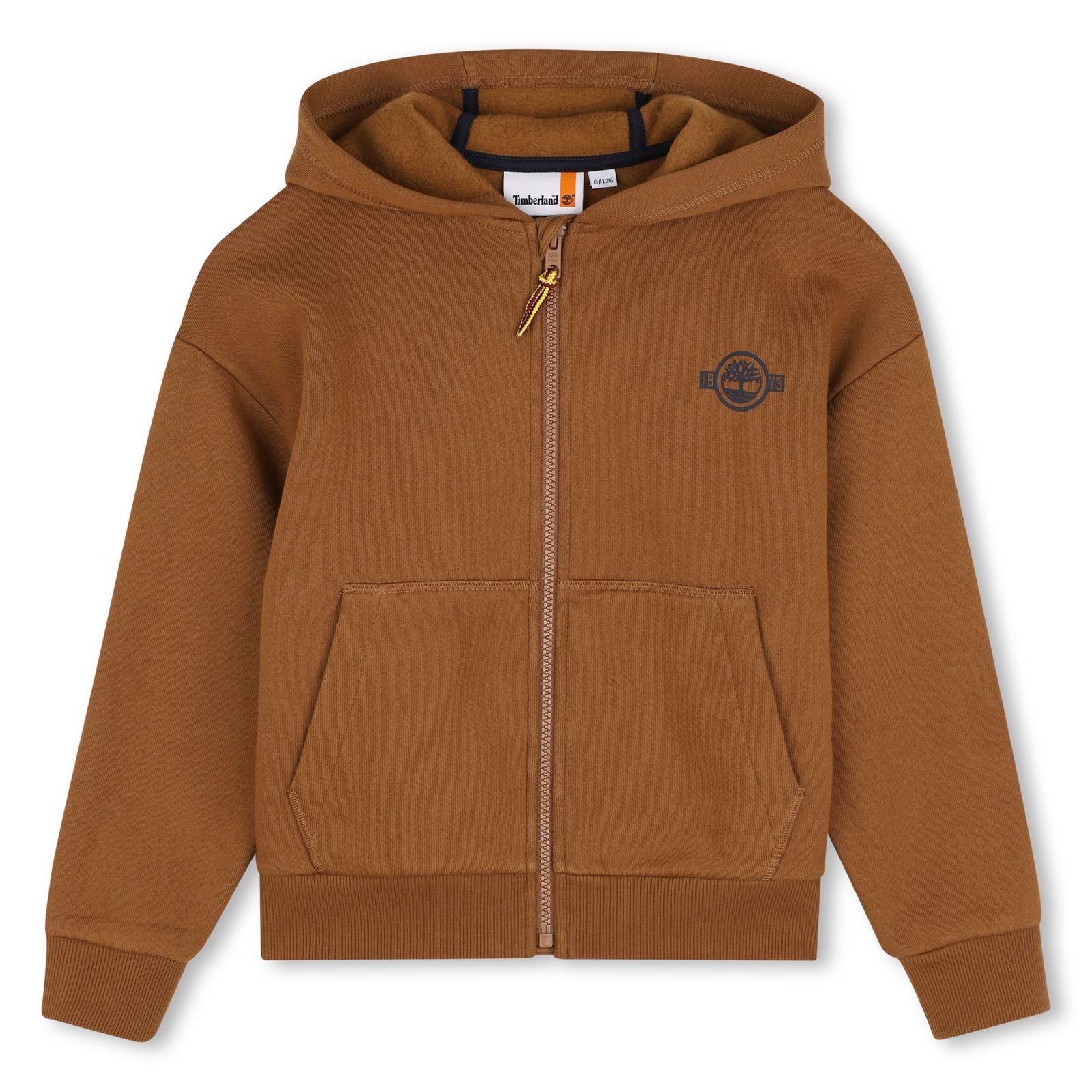 Timberland hooded cardigan bruin
