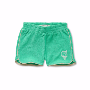 Terry sport shorts green Jade green primary