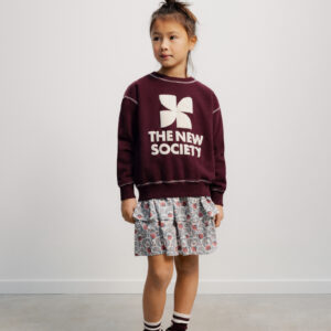 The New Society logo sweatshirt uni winetasting