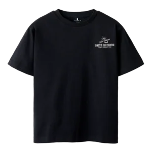 Zwart Kinder T-shirt "New Orleans Diner" – Trendy Retro Look