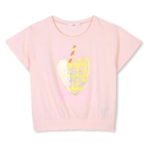 T-shirt zacht roze fancy heart shake | Billieblush