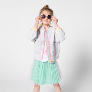 Billieblush meisjes plissé rok met glitter en tule