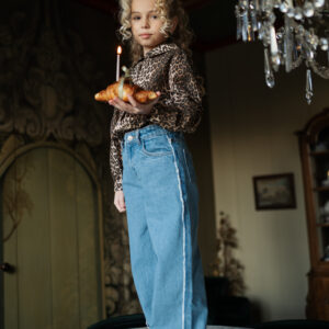 Wide leg Jeans Mid Blue 2