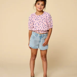 Zomerse meisjes jeans short katoen