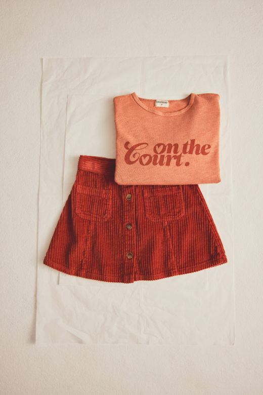 brushed warm sub tshirt court pink siena