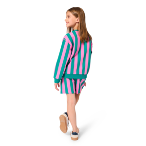 gestreepte meisjes short sportief