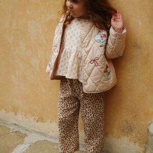COCO Pants GOTS biologische mousseline broek leopard  Konges Sløjd